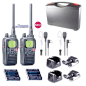 Preview: 2er-Kofferset MIDLAND G9 Pro PMR+LPD inkl. MA 31-L Pro Security Headset